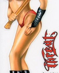 Lethal Threat Designs Lethal Threat Fire Babe Decal