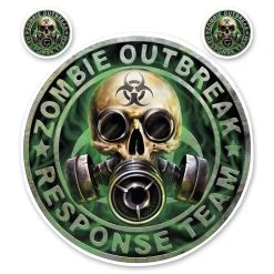 Lethal Threat Designs Lethal Threat Zombie Outbreak Decal