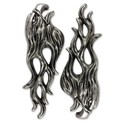 Lethal Threat Designs Lethal Threat Eagle Flames 3-D Right And Left Emblems