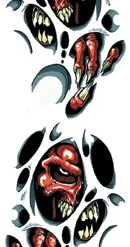 Lethal Threat Designs Lethal Threat Shred Skull Decal Set