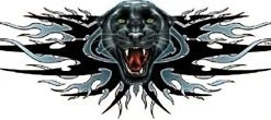 Lethal Threat Designs Lethal Threat Decal: Panther Attack