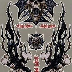 Lethal Threat Designs Lethal Threat Iron Cross Skull Quad Kit