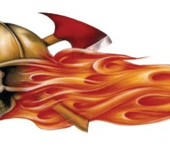 Lethal Threat Designs Lethal Threat Left FD Skull Decal