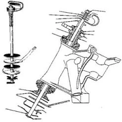 V-Twin Manufacturing Steering Dampner Assembly