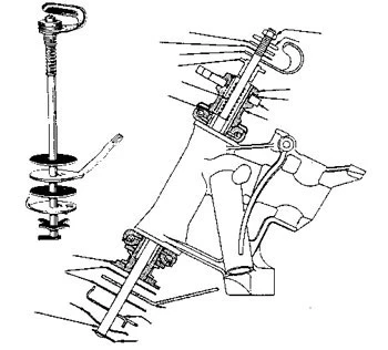 V-Twin Manufacturing Steering Dampner Assembly