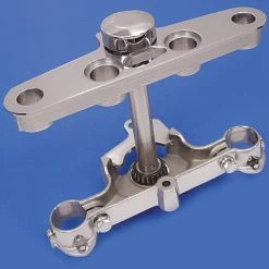 V-Twin Manufacturing Replica Chrome Triple Tree Set