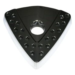 Custom Dynamics Cheese Wedge Side Cover Chrome