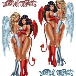 Lethal Threat Designs Lethal Threat Devil Touch Decal