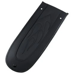 Drag Specialties Fender Skin With Flame Stitch Automotive-Grade Vinyl Center