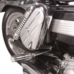 V-Twin Manufacturing Right Side Chrome Teardrop Tool Box Kit