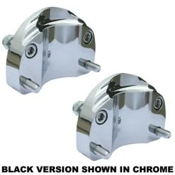 FBI Fat Baggers Black Front Fender Adapter For 18"