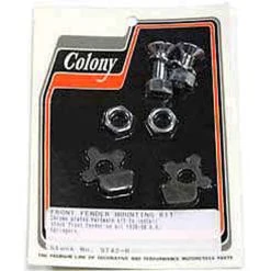 Colony Chrome Front Fender Mount Kit