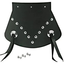 J&P Cycles Large Studded Mud Flap With Conchos