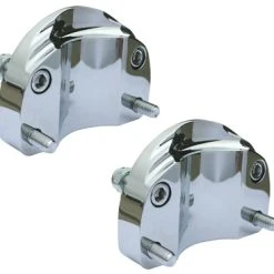 FBI Fat Baggers Chrome Front Fender Adapter For 18"