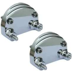 FBI Fat Baggers Chrome Front Fender Adapter For 21"