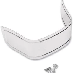 Drag Specialties Chrome Steel Front Fender Skirt For FLT And FLHT