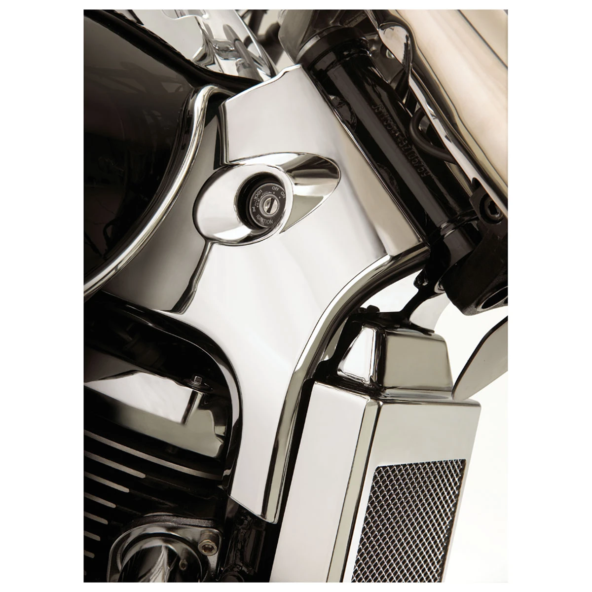 Show Chrome Accessories Chrome Neck Covers - Image 2