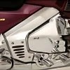 Show Chrome Accessories Frame Covers With Rubber Insert For GL1800 Gold Wing